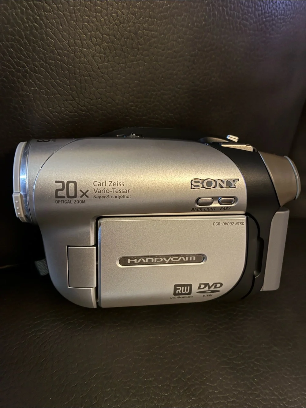 Sony Handycam DRC-DVD 92 Camcorder Bundled with Power Adapter & Carrying Case